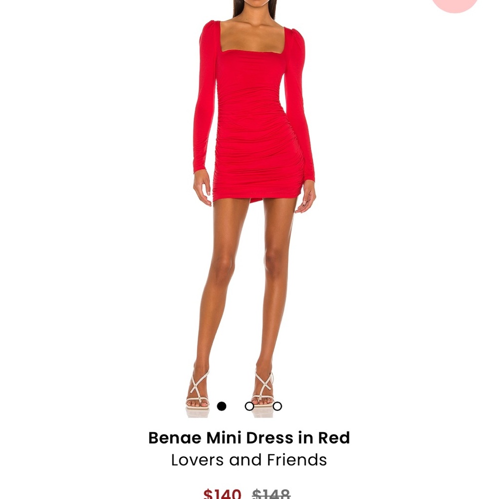 Lovers and Friends Red Bence Mini Dress Never Worn!